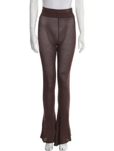 Pre-owned Andreädamo Wide Leg Pants In Brown