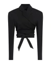 Andreädamo Andreādamo Woman Blazer Black Size M Rayon, Polyamide, Elastane In Black