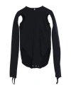 Andreädamo Andreādamo Woman Bodysuit Black Size L/xl Polyamide, Elastane