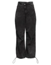 Andreädamo Andreādamo Woman Jeans Black Size L Cotton, Elastane
