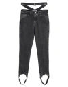 Andreädamo Andreādamo Woman Jeans Black Size M Cotton, Recycled Elastane In Black