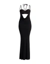 Andreädamo Andreādamo Woman Maxi Dress Black Size S Polyester, Viscose, Elastane