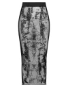 Andreädamo Andreādamo Woman Midi Skirt Black Size S Polyester In Black