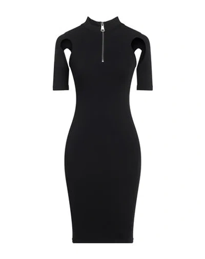 Andreädamo Andreādamo Woman Mini Dress Black Size S/m Polyamide, Elastane