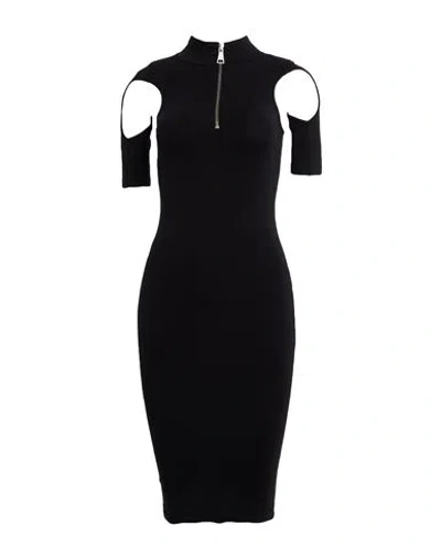 Andreädamo Andreādamo Woman Mini Dress Black Size S/m Polyamide, Elastane