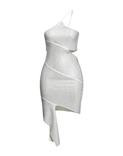 Andreädamo Andreādamo Woman Mini Dress Ivory Size Xs Viscose, Polyester In White