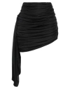 Andreädamo Andreādamo Woman Mini Skirt Black Size L Viscose In Black