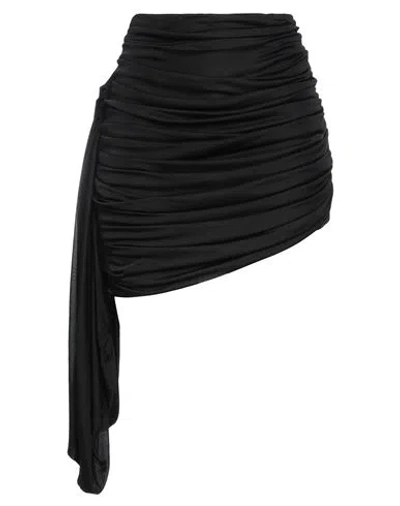 Andreädamo Andreādamo Woman Mini Skirt Black Size L Viscose