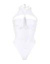 Andreädamo Andreādamo Woman One-piece Swimsuit White Size S Polyamide, Elastane In White