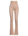 Andreädamo Andreādamo Woman Pants Beige Size Xs Viscose, Polyester, Polyamide, Elastane