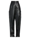 Andreädamo Andreādamo Woman Pants Black Size M Lambskin In Black