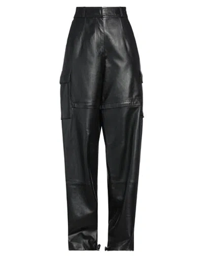 Andreädamo Andreādamo Woman Pants Black Size M Lambskin