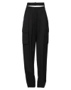 Andreädamo Andreādamo Woman Pants Black Size Xs Polyester, Viscose, Elastane In Black