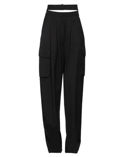 Andreädamo Andreādamo Woman Pants Black Size Xs Polyester, Viscose, Elastane