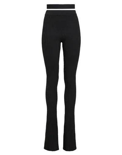 Andreädamo Andreādamo Woman Pants Black Size M Viscose, Polyester, Polyamide, Elastane