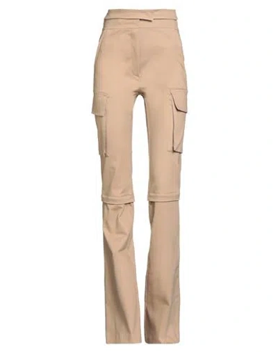 Andreädamo Andreādamo Woman Pants Sand Size Xs Cotton, Elastane In Neutral