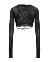 Andreädamo Andreādamo Woman Sweater Black Size M Viscose, Polyester, Polyamide, Elastane In Black