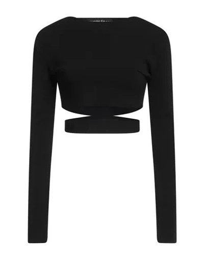 Andreädamo Andreādamo Woman Sweater Black Size S Viscose, Polyester, Polyamide, Elastane