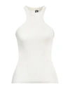 Andreädamo Andreādamo Woman Tank Top Ivory Size Xs Polyamide, Elastane In White