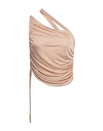 Andreädamo Andreādamo Woman Top Beige Size Xs Viscose