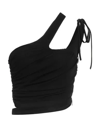 Andreädamo Andreādamo Woman Top Black Size M Viscose