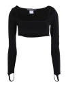 Andreädamo Andreādamo Woman Top Black Size S/m Polyamide, Elastane