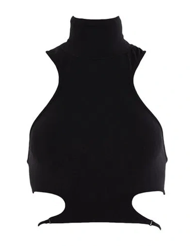 Andreädamo Andreādamo Woman Top Black Size Xxs/xs Polyamide, Elastane
