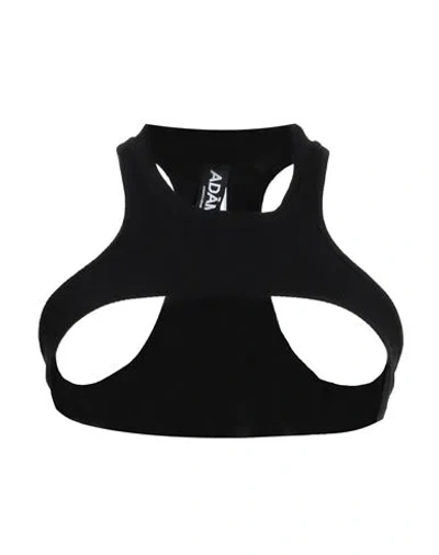 Andreädamo Andreādamo Woman Top Black Size Xxs/xs Polyamide, Elastane