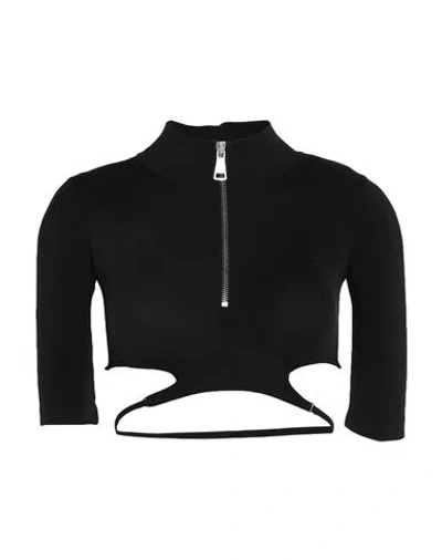 Andreädamo Andreādamo Woman Top Black Size S/m Polyamide, Elastane