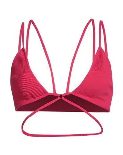 Andreädamo Andreādamo Woman Top Fuchsia Size L/xl Polyamide, Elastane In Pink