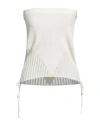 Andreädamo Andreādamo Woman Top Ivory Size M Viscose, Polyester, Polyamide, Elastane In White