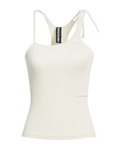 Andreädamo Andreādamo Woman Top Ivory Size Xxs/xs Polyamide, Elastane In White