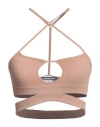 Andreädamo Andreādamo Woman Top Light Brown Size S/m Polyamide, Elastane In Beige