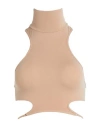 Andreädamo Andreādamo Woman Top Light Brown Size Xxs/xs Polyamide, Elastane In Beige