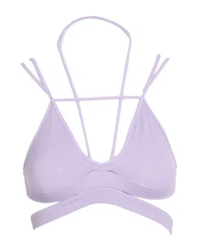 Andreädamo Andreādamo Woman Top Lilac Size Xs Polyamide, Elastane In Purple