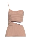 Andreädamo Andreādamo Woman Top Sand Size M Viscose, Polyester, Polyamide, Elastane In Beige