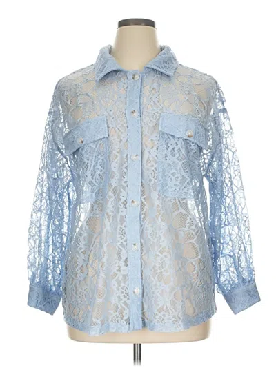 Andree By Unit 3/4 Sleeve Blouse In Blue