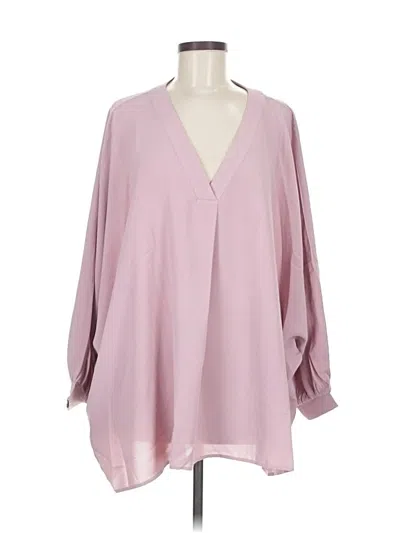 Pre-owned Andree By Unit 3/4 Sleeve Blouse In Pink