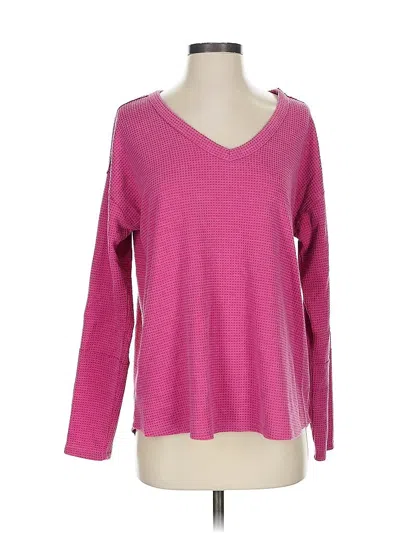 Pre-owned Andree By Unit 3/4 Sleeve T-shirt In Pink