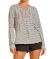 Andree By Unit Be Still My Heart Top In White/black In Multi