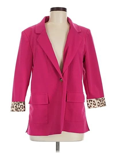 Pre-owned Andree By Unit Blazer Jacket In Pink