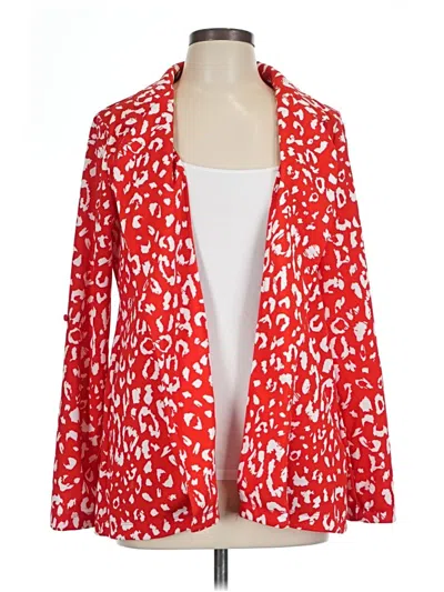 Pre-owned Andree By Unit Blazer Jacket In Red