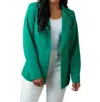 Andree By Unit Business As Usual Blazer In Green In Green