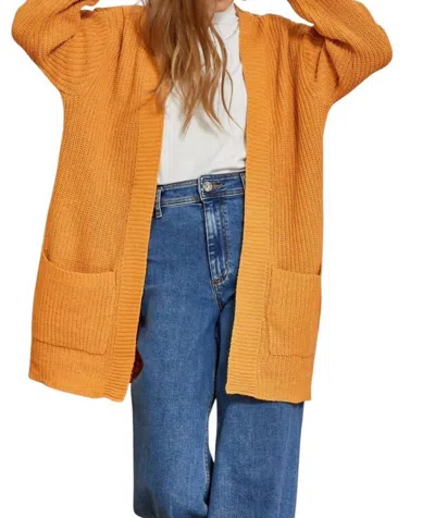 Andree By Unit Can't Beat It Cardigan In Marigold In Orange
