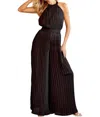 ANDREE BY UNIT CAN'T LIVE WITH OUT YOU JUMPSUIT IN BLACK