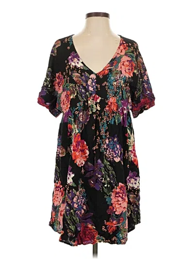 Pre-owned Andree By Unit Casual Dress In Black