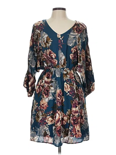 Pre-owned Andree By Unit Casual Dress In Blue