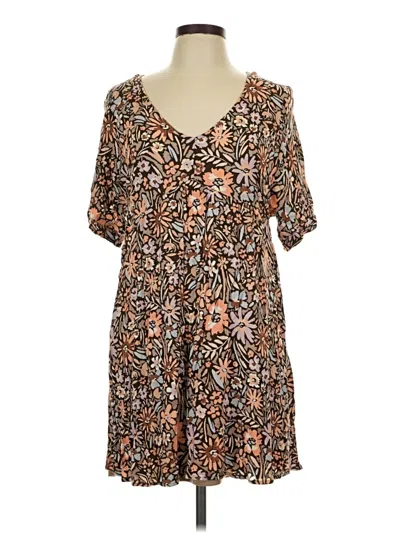 Pre-owned Andree By Unit Casual Dress In Brown