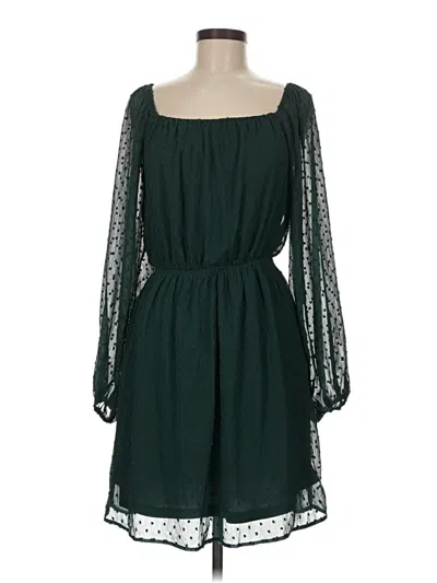 Pre-owned Andree By Unit Casual Dress In Green