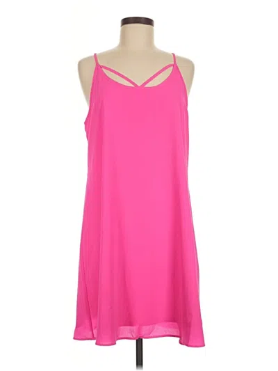 Pre-owned Andree By Unit Casual Dress In Pink